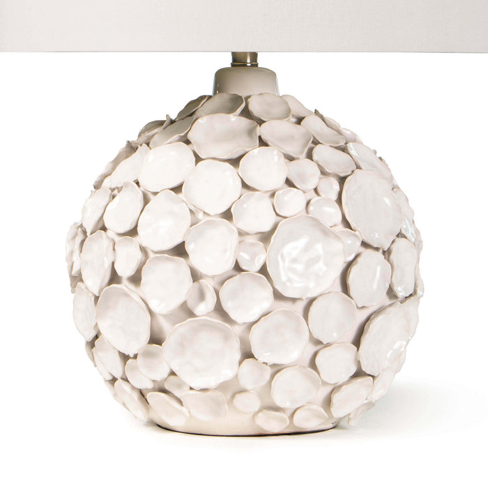 Regina Andrew 13-1366WT One Light Table Lamp, White