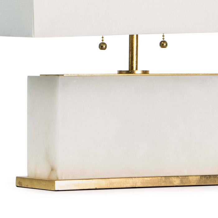 Regina Andrew 13-1419 Two Light Table Lamp, Natural Stone