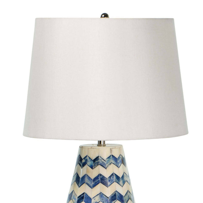 Regina Andrew 13-1463BL One Light Table Lamp, Blue