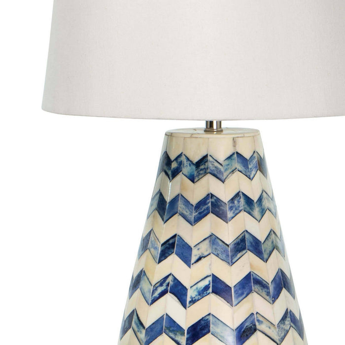 Regina Andrew 13-1463BL One Light Table Lamp, Blue