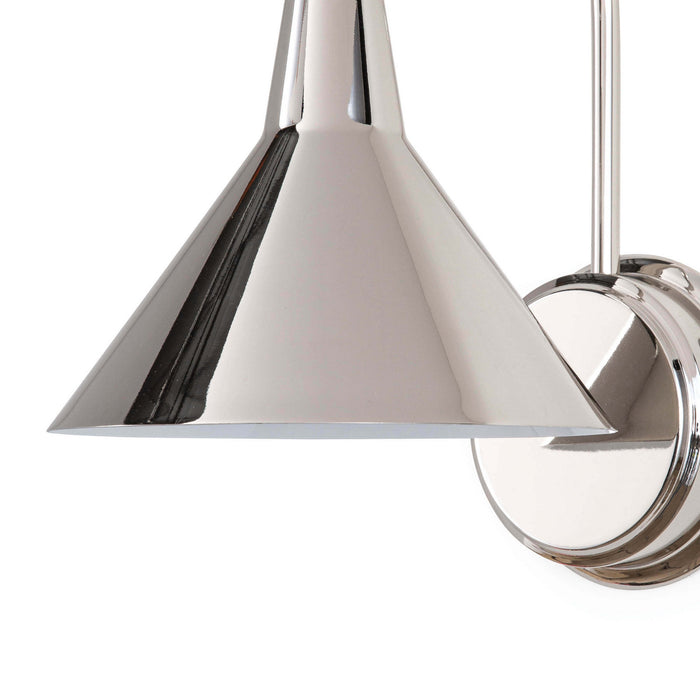 Regina Andrew 15-1121PN One Light Wall Sconce, Polished Nickel