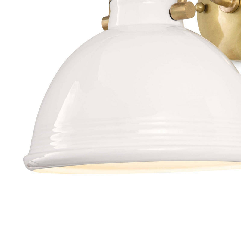 Regina Andrew 15-1124WT One Light Wall Sconce, White