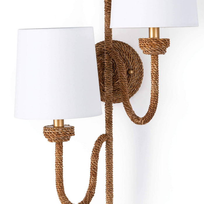Regina Andrew 15-1125 Two Light Wall Sconce, Natural