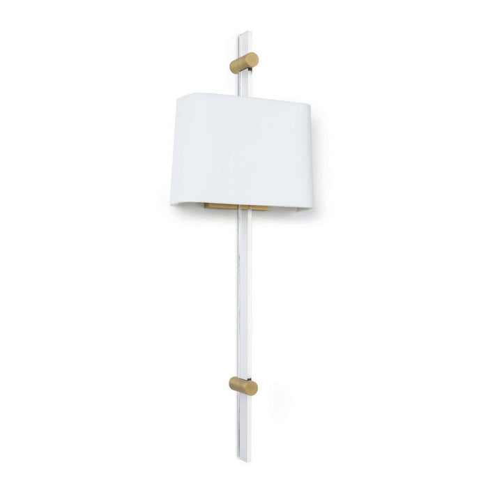 Regina Andrew 15-1133NB Two Light Wall Sconce, Clear