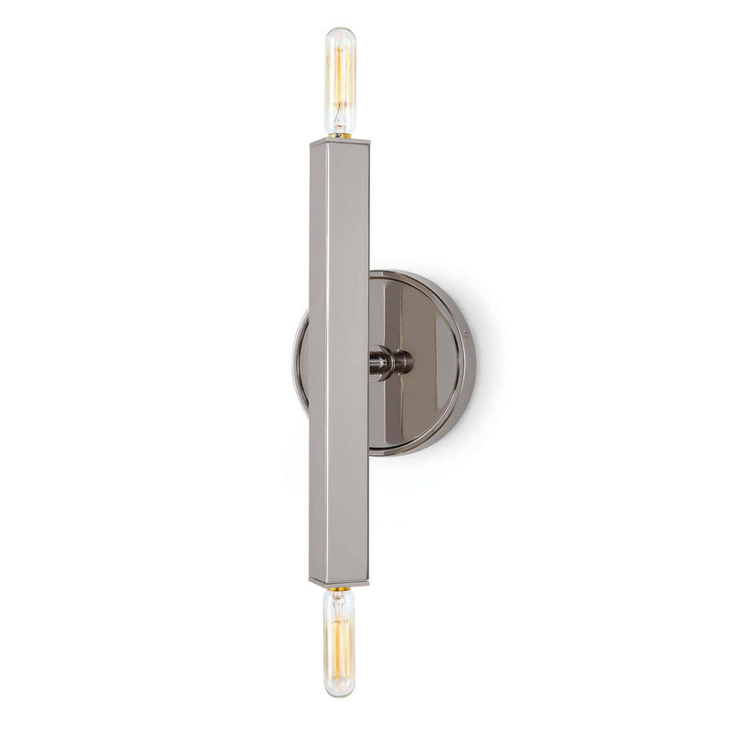 Regina Andrew 15-1138PN Two Light Wall Sconce, Polished Nickel