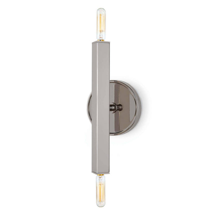 Regina Andrew 15-1138PN Two Light Wall Sconce, Polished Nickel