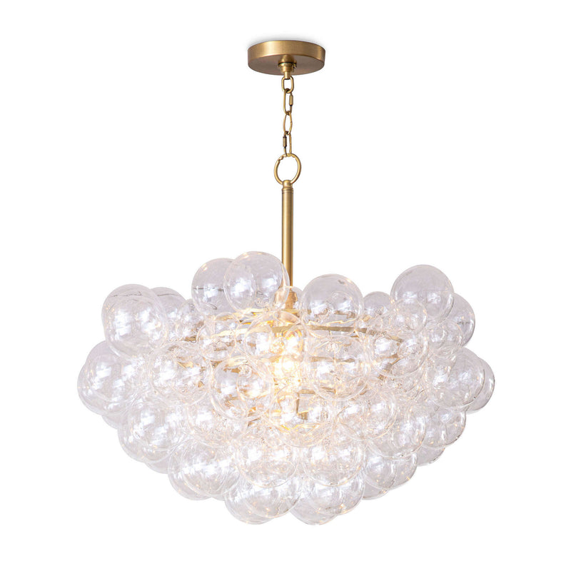 Regina Andrew 16-1044NB One Light Chandelier, Natural Brass