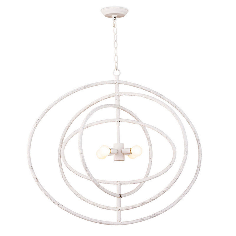 Regina Andrew 16-1216 Four Light Chandelier, White