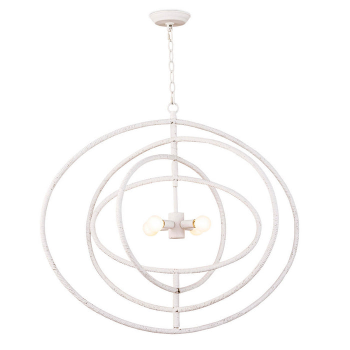 Regina Andrew 16-1216 Four Light Chandelier, White