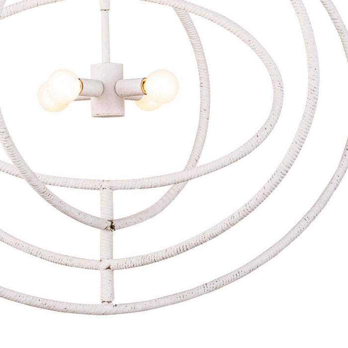 Regina Andrew 16-1216 Four Light Chandelier, White