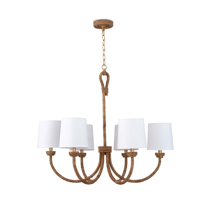 Regina Andrew 16-1272 Six Light Chandelier, Natural