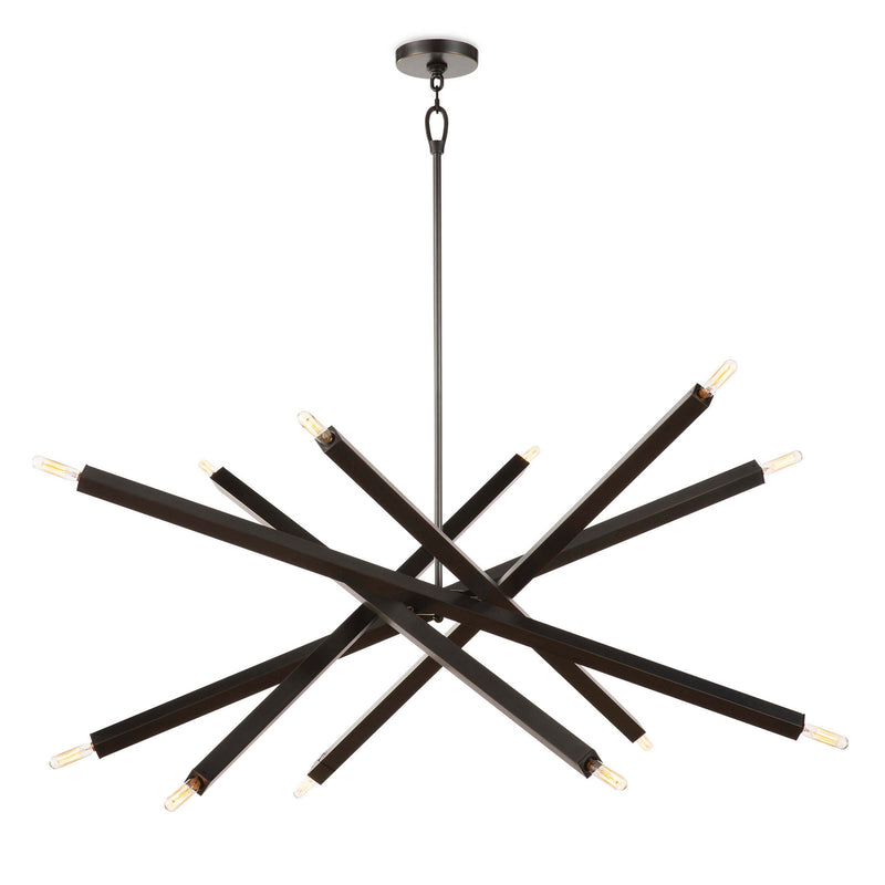 Regina Andrew 16-1289ORB 12 Light Chandelier, Oil Rubbed Bronze