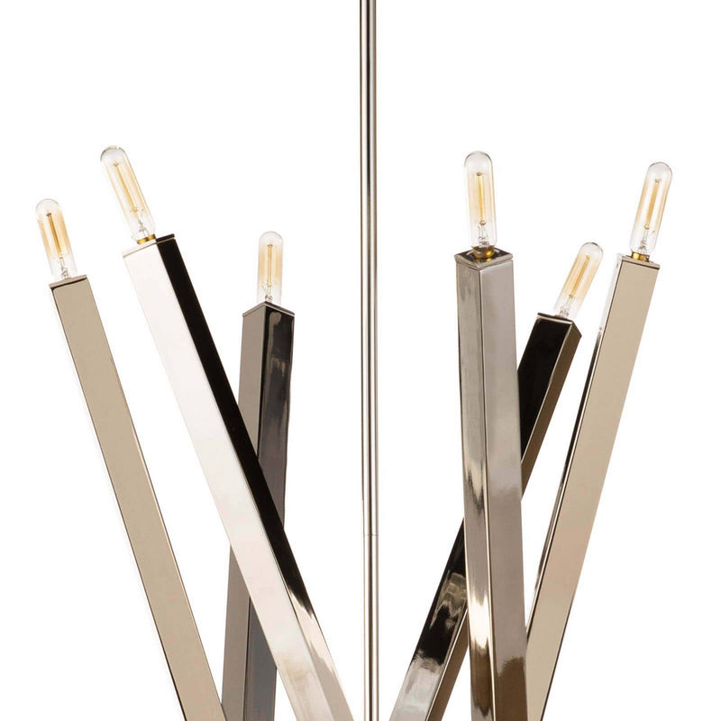 Regina Andrew 16-1289PN 12 Light Chandelier, Polished Nickel