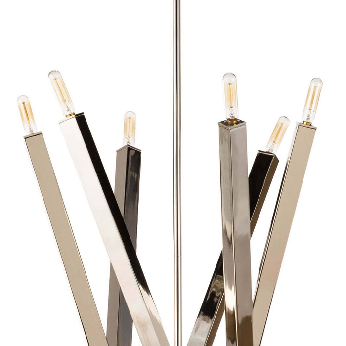 Regina Andrew 16-1289PN 12 Light Chandelier, Polished Nickel