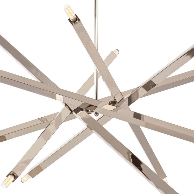 Regina Andrew 16-1289PN 12 Light Chandelier, Polished Nickel