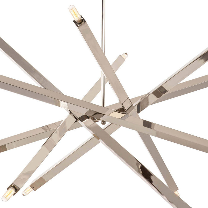 Regina Andrew 16-1289PN 12 Light Chandelier, Polished Nickel