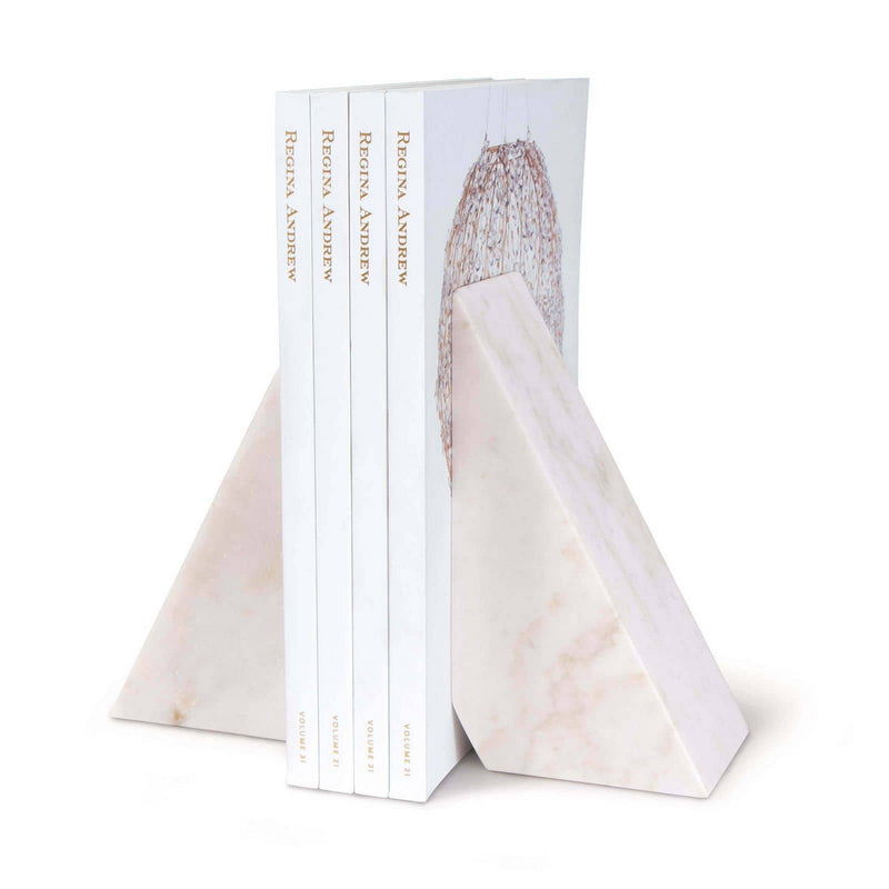 Regina Andrew 20-1390WT Book Ends, White