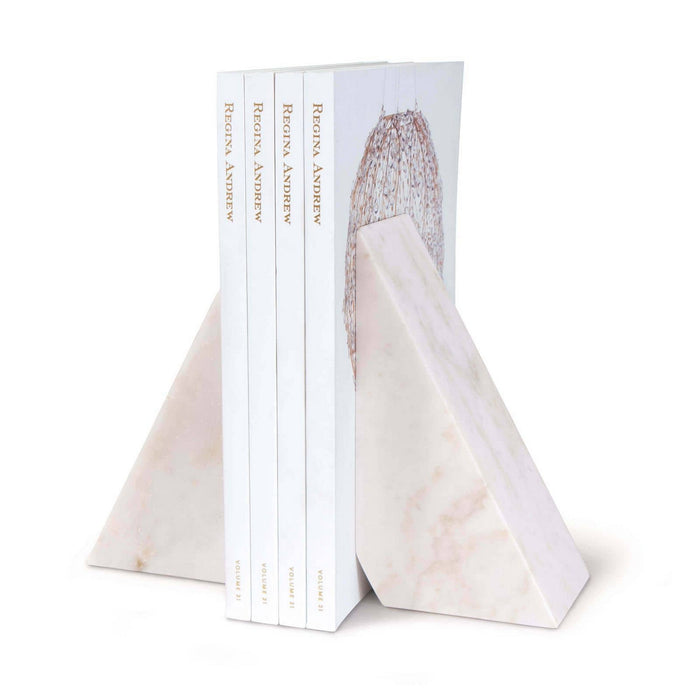 Regina Andrew 20-1390WT Book Ends, White