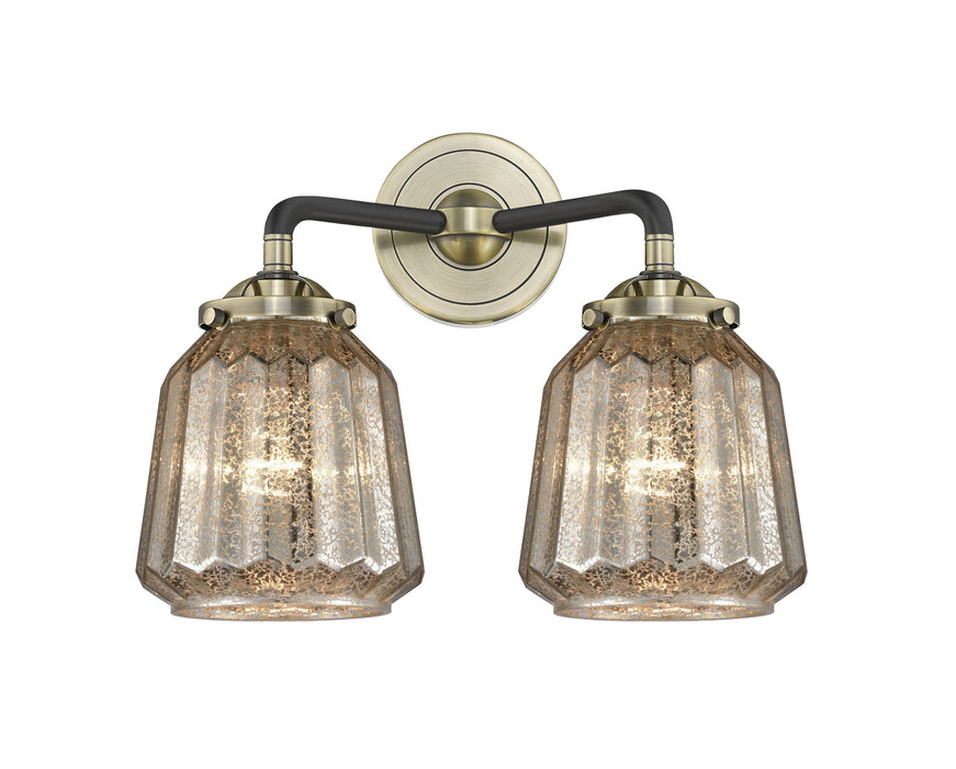 Innovations 284-2W-BAB-G146 Two Light Bath Vanity, Black Antique Brass