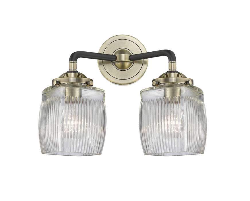 Innovations 284-2W-BAB-G302 Two Light Bath Vanity, Black Antique Brass