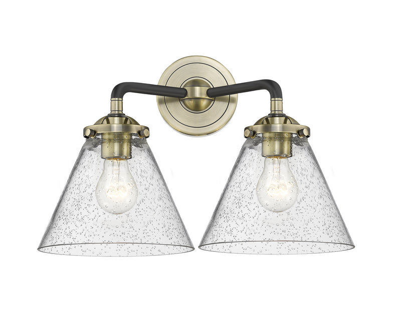 Innovations 284-2W-BAB-G44 Two Light Bath Vanity, Black Antique Brass