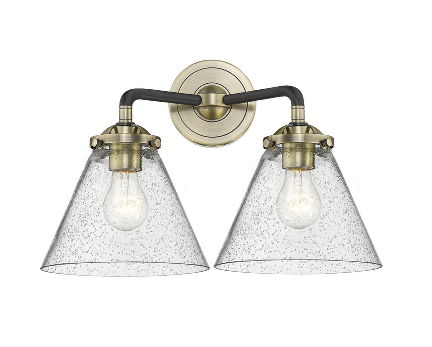 Innovations 284-2W-BAB-G44 Two Light Bath Vanity, Black Antique Brass