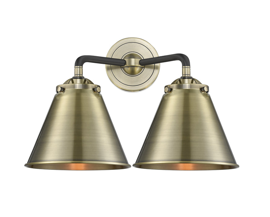Innovations 284-2W-BAB-M13-AB Two Light Bath Vanity, Black Antique Brass