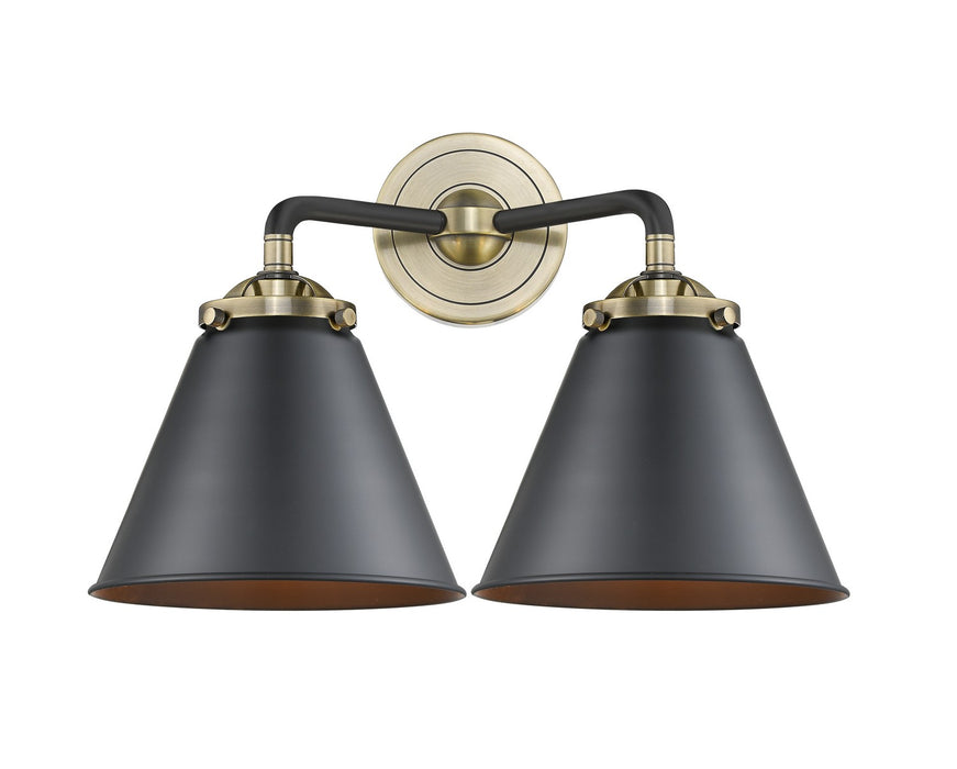 Innovations 284-2W-BAB-M13-BK-LED LED Bath Vanity, Black Antique Brass
