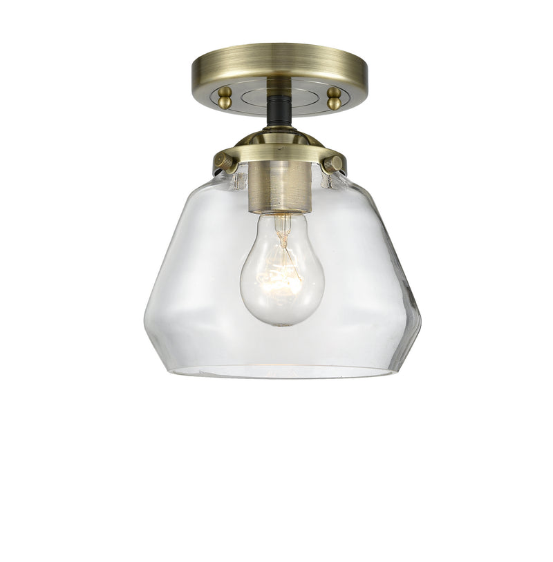 Innovations 284-1C-BAB-G172 One Light Semi-Flush Mount, Black Antique Brass