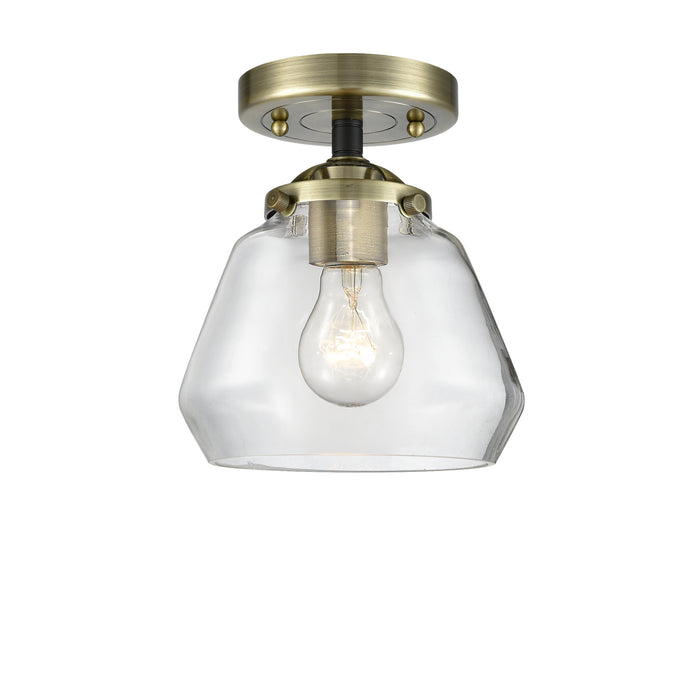 Innovations 284-1C-BAB-G172 One Light Semi-Flush Mount, Black Antique Brass