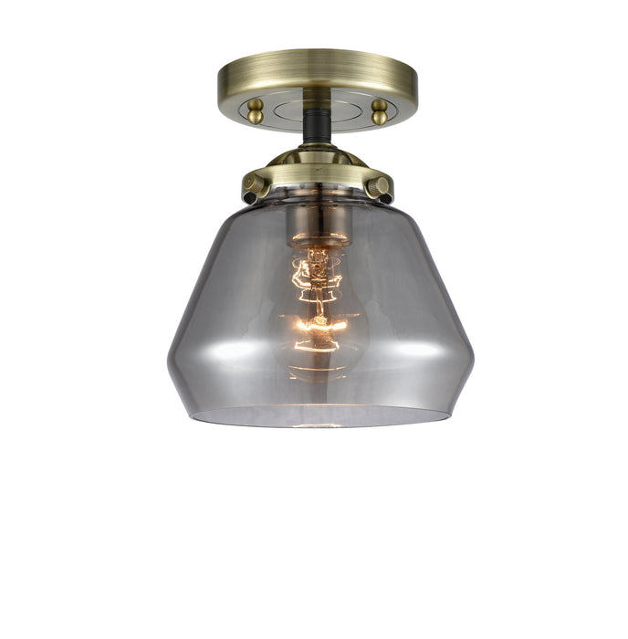 Innovations 284-1C-BAB-G173 One Light Semi-Flush Mount, Black Antique Brass