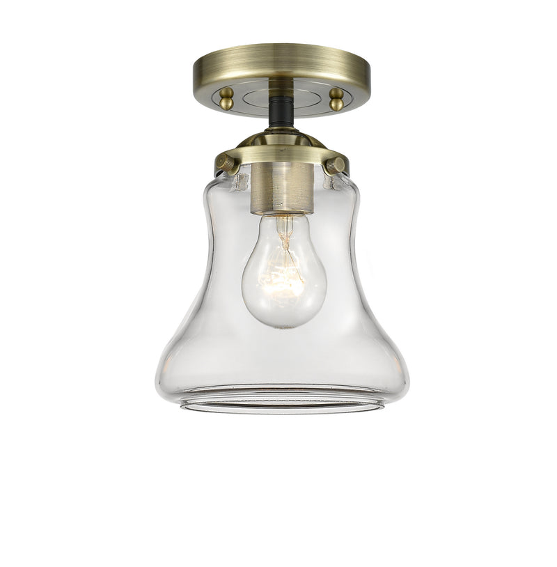 Innovations 284-1C-BAB-G192 One Light Semi-Flush Mount, Black Antique Brass