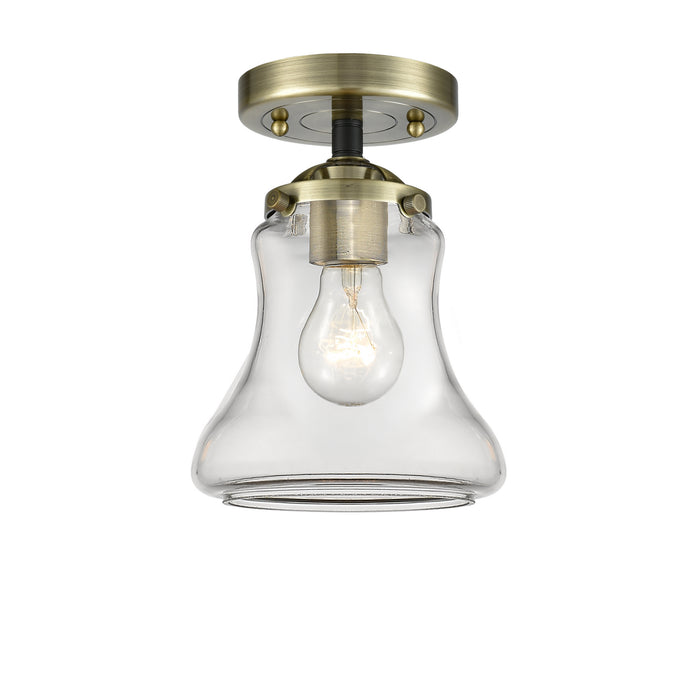 Innovations 284-1C-BAB-G192 One Light Semi-Flush Mount, Black Antique Brass