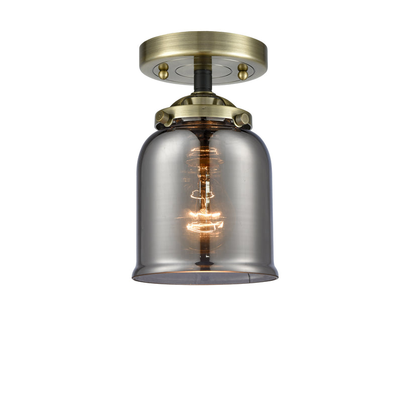 Innovations 284-1C-BAB-G53 One Light Semi-Flush Mount, Black Antique Brass