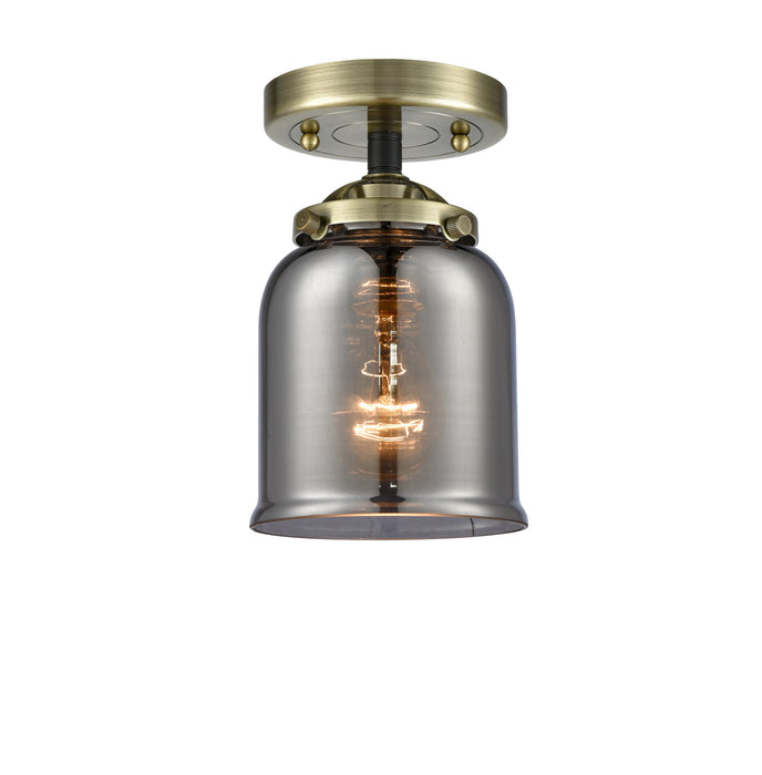 Innovations 284-1C-BAB-G53 One Light Semi-Flush Mount, Black Antique Brass