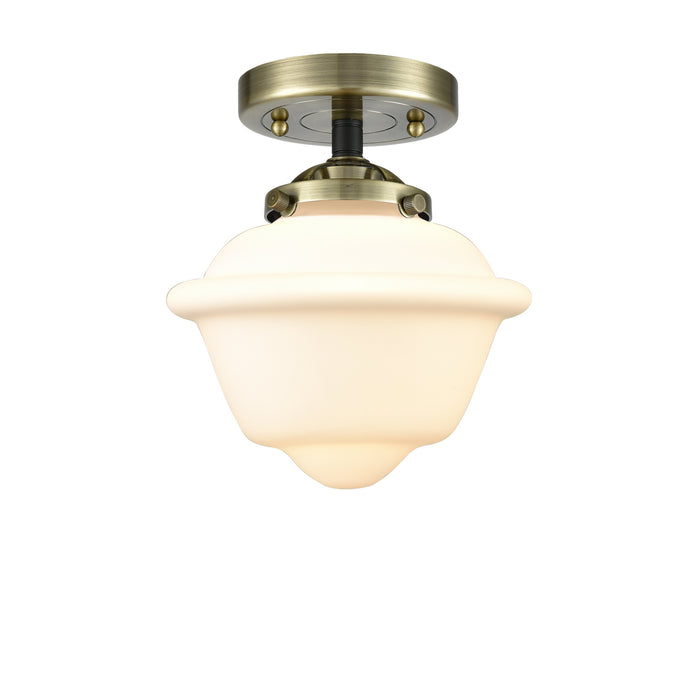 Innovations 284-1C-BAB-G531 One Light Semi-Flush Mount, Black Antique Brass