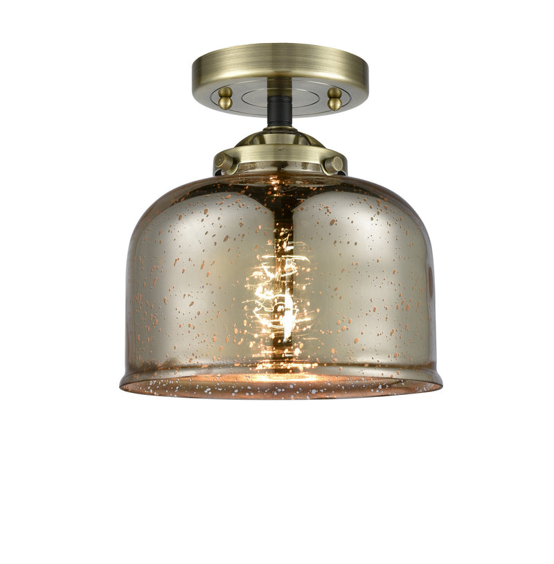 Innovations 284-1C-BAB-G78 One Light Semi-Flush Mount, Black Antique Brass