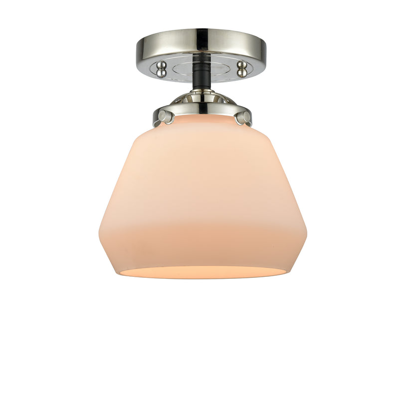 Innovations 284-1C-BPN-G171 One Light Semi-Flush Mount, Black Polished Nickel