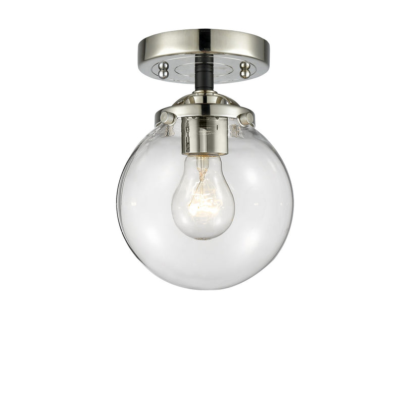 Innovations 284-1C-BPN-G202-6-LED LED Semi-Flush Mount, Black Polished Nickel