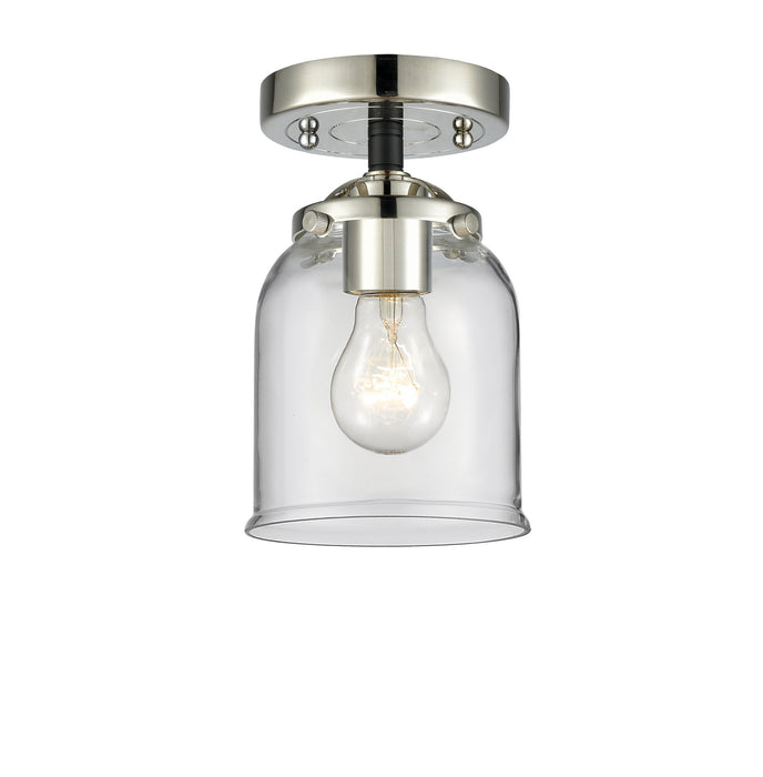 Innovations 284-1C-BPN-G52 One Light Semi-Flush Mount, Black Polished Nickel