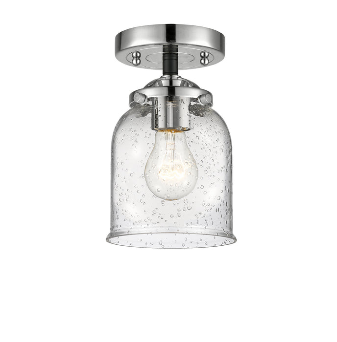 Innovations 284-1C-BPN-G54 One Light Semi-Flush Mount, Black Polished Nickel