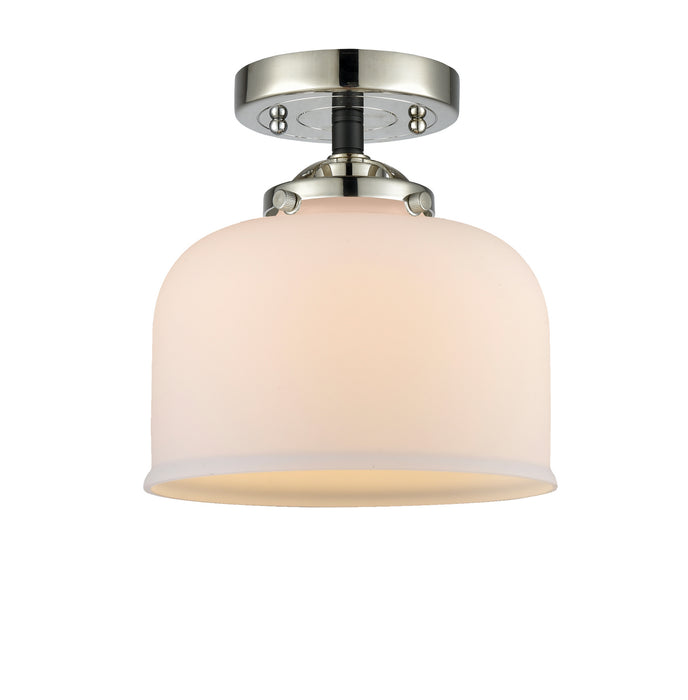 Innovations 284-1C-BPN-G71 One Light Semi-Flush Mount, Black Polished Nickel