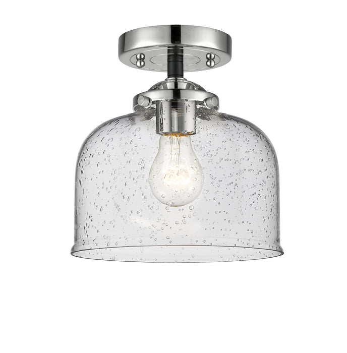 Innovations 284-1C-BPN-G74 One Light Semi-Flush Mount, Black Polished Nickel