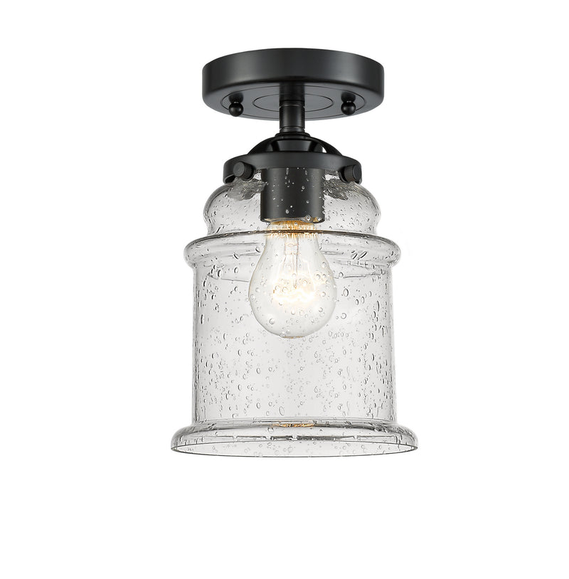 Innovations 284-1C-OB-G184 One Light Semi-Flush Mount, Oil Rubbed Bronze