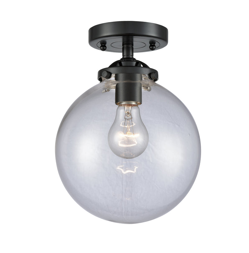 Innovations 284-1C-OB-G202-8 One Light Semi-Flush Mount, Oil Rubbed Bronze