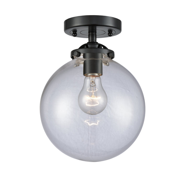 Innovations 284-1C-OB-G202-8 One Light Semi-Flush Mount, Oil Rubbed Bronze