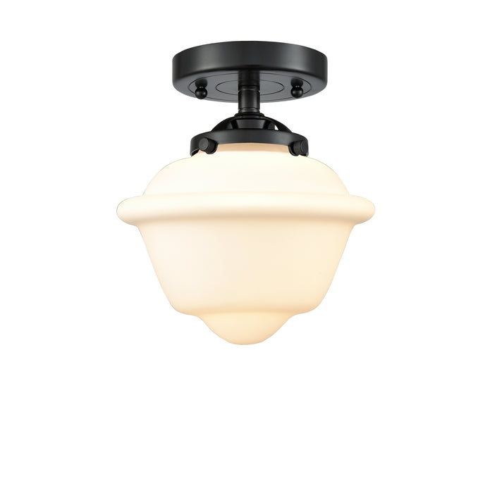 Innovations 284-1C-OB-G531 One Light Semi-Flush Mount, Oil Rubbed Bronze