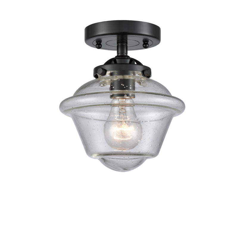 Innovations 284-1C-OB-G534 One Light Semi-Flush Mount, Oil Rubbed Bronze