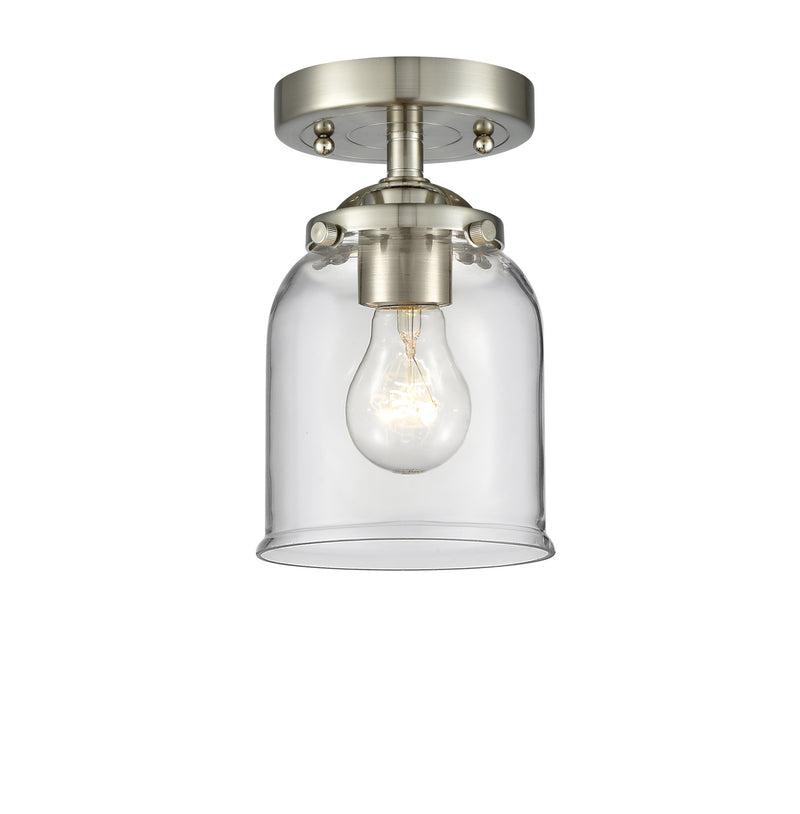 Innovations 284-1C-SN-G52 One Light Semi-Flush Mount, Brushed Satin Nickel