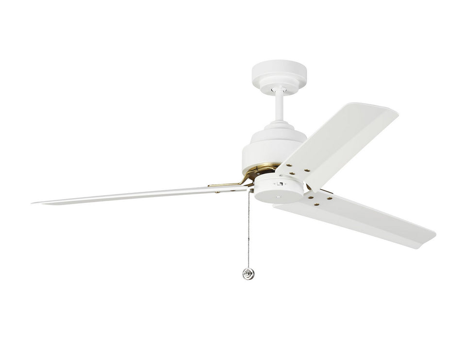 Visual Comfort Fan 3AR54RZWBBS 54" Ceiling Fan, Matte White